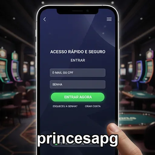 Ilustração de Acesse o aplicativo cassino princesapg no seu celular