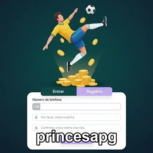 Ilustração de Acesse o cadastro rápido da princesapg e jogue online