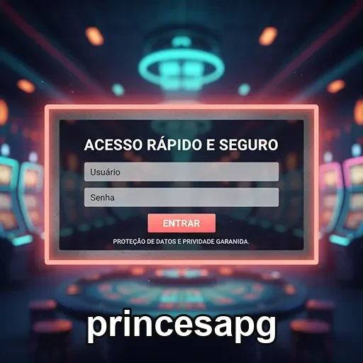 Ilustração de Acesse o cassino online princesapg com login rápido e prático